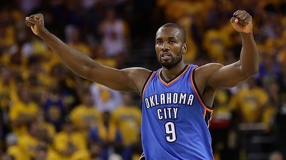 El ala-pívot hispano congoleño Serge Ibaka. 