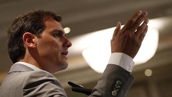 El candidato de Ciudadanos a la Presidencia, Albert Rivera. 