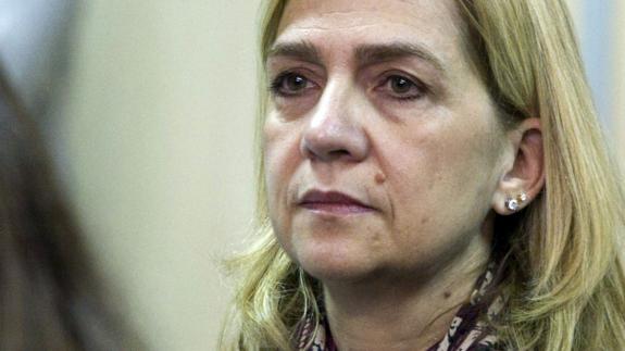 La infanta Cristina. 