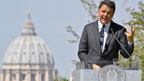 El primer ministro de Italia, Matteo Renzi.