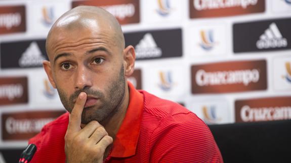 El centrocampista del Barcelona, Javier Mascherano