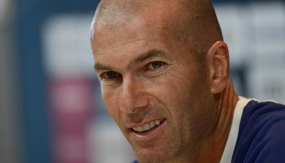 Zidane, durante una rueda de prensa. 