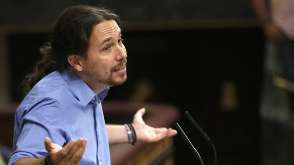 El líder de Podemos, Pablo Iglesias.