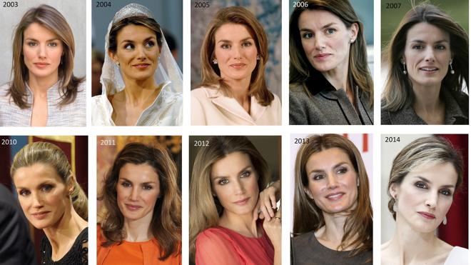 La evolución de la Reina Letizia desde que ingresó en la Casa Real. 