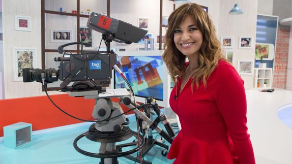 La presentadora Mariló Montero, en el plató de 'La mañana de TVE'.