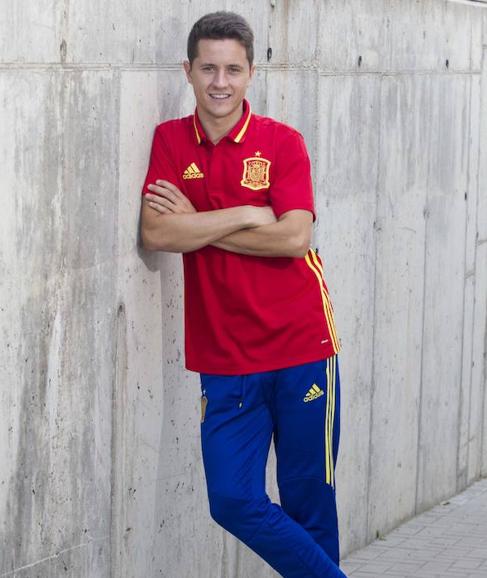 Ander Herrera posa en Las Rozas. 