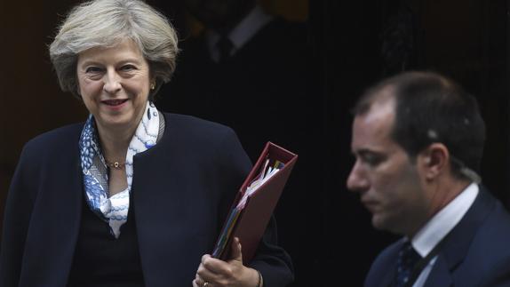 La primera ministra británica, Theresa May.