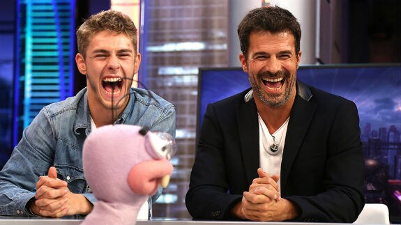 Patrick Criado y Rodolfo Sancho en su visita a 'El Hormiguero'.