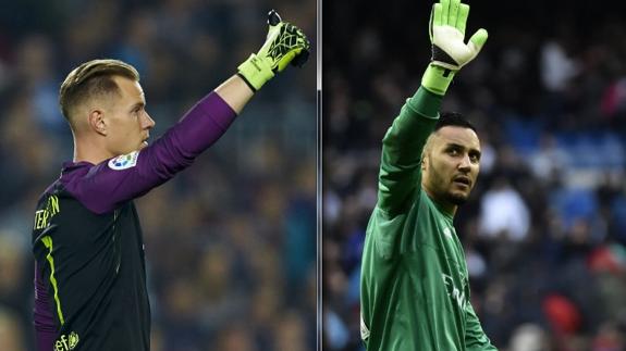 Ter Stegen y Keylor Navas. 