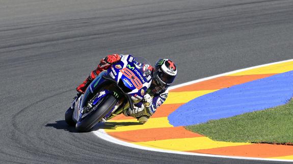 Lorenzo, en los entrenamientos libres. 