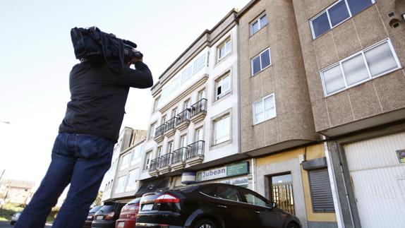 Vivienda de Arteixo donde vivía una de las personas detenidas.