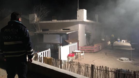 Vivienda donde ha tenido lugar el incendio.