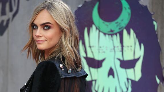 La actriz Cara Delevingne.