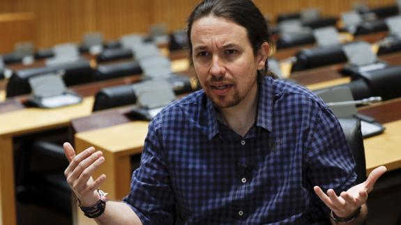 El líder de Podemos, Pablo Iglesias.