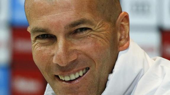 Zinedine Zidane, entrenador del Real Madrid. 