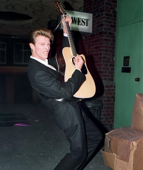 Bowie, en una foto de 1990. 