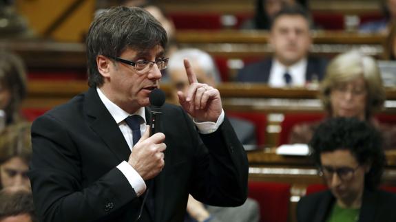 El presidente de la Generalitat, Carles Puigdemont.