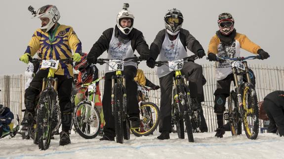 La Chicken Run es la competición más importante de bicis sobre nieve en España