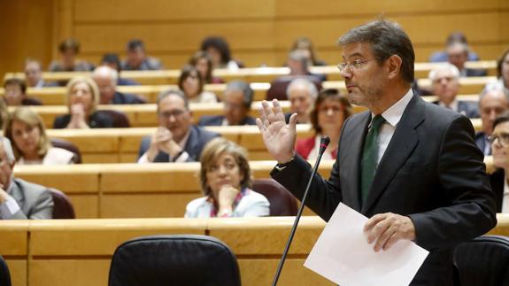 El ministro de Justicia, Rafael Catalá.