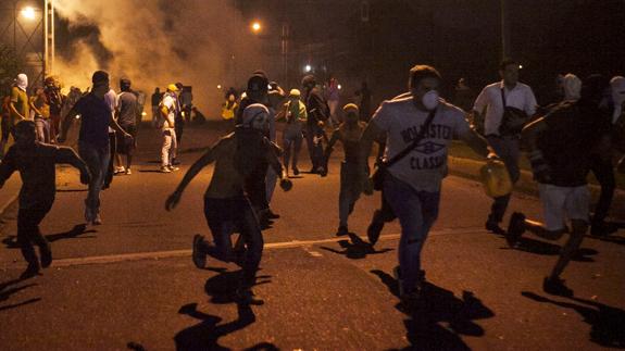 Manifestación en la ciudad venezolana de Barquisimeto.