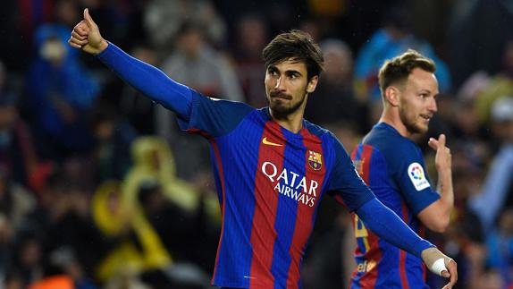 Andre Gomes, durante un partido. 