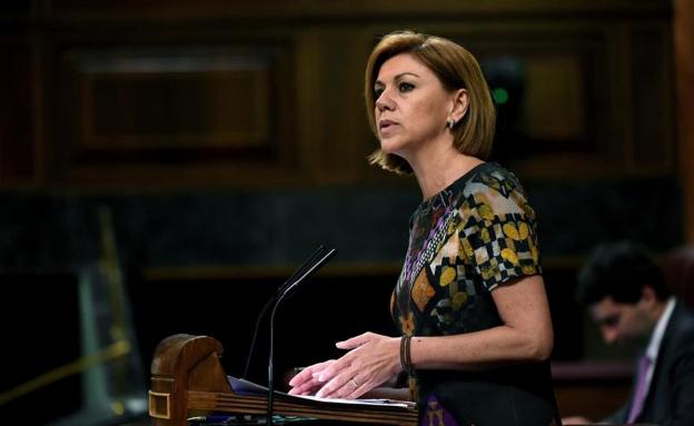 La ministra de Defensa, María Dolores de Cospedal.