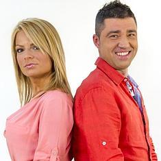 Sandra y Mikel, pareja de valencianos divorciados que participa en el 'reality' 'Ex, ¿qué harías por tus hijos?'.