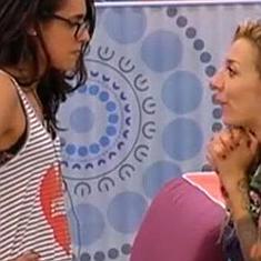 Lucía y Paula, cara a cara, en 'Gran Hermano 15'.
