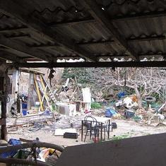 Corral de la alquería de Serra, en el barrio de Benimaclet. :: lp