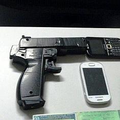 Arma utilizada por los atracadores.