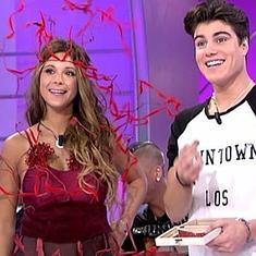 Alba Casillas junto a Julen, en 'Mujeres y Hombres y Viceversa'.