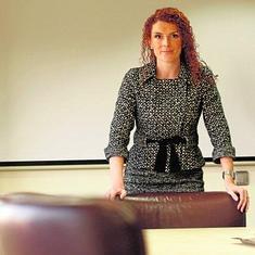 Sandra Deltell, en las oficinas de PwC en Valencia. :: j. monzó