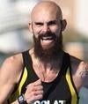 Marcial Ferri durante el último maratón de Valencia. :: LP