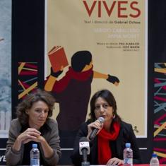 María Oliver, Rosa Pérez Garijo y Josep Policarpo, ayer, en el TEM. :: damián torres