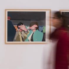 Obras de Hamilton se exhiben desde hoy en la galería 3 del IVAM. :: damián torres