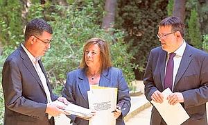 PSPV, EU y Compromís ensayan el camino para un tripartito contra el PP