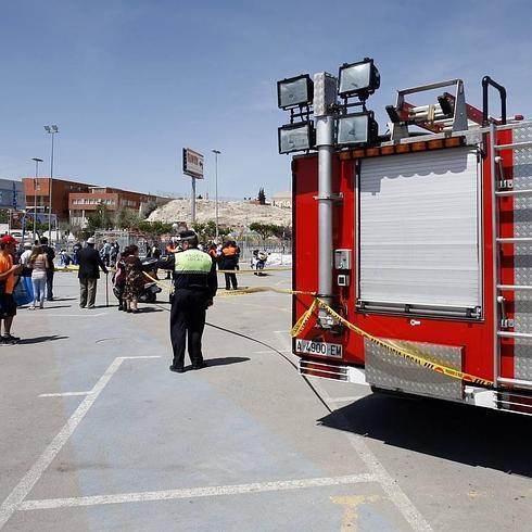 Accidente de hinchables en mercadillo de Teulada. 