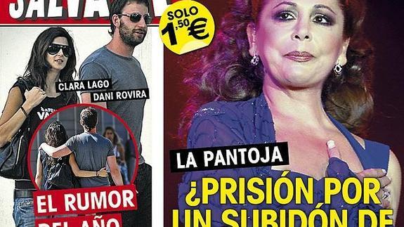 Dani Rovira y Clara Lago, portada en la revista 'Sálvame'