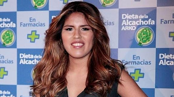 Chabelita, nueva imagen de la dieta de la alcachofa. 