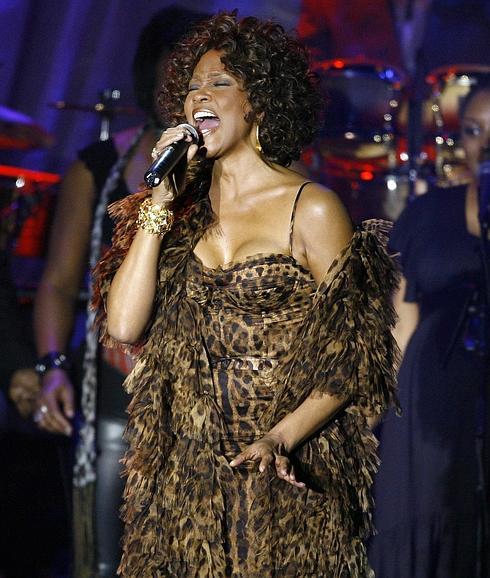 La cantante Whitney Houston. 