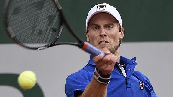 Andreas Seppi, en su partido contra Juan Mónaco.