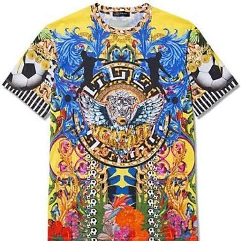 La camiseta de Versace para el Mundial.