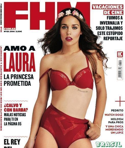 Laura, de 'Un príncipe para Laura', ligera de ropa en FHM