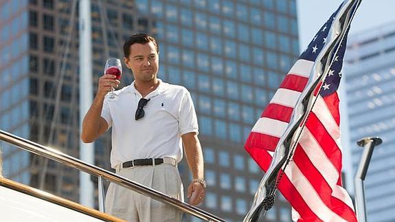 El actor Leonardo DiCaprio en 'El lobo de Wall Street'.