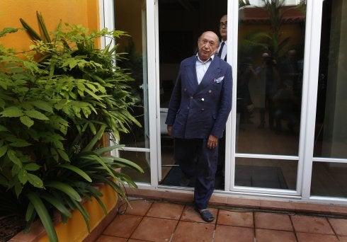 Montesinos, en el despacho de sus abogados. :: jesús signes