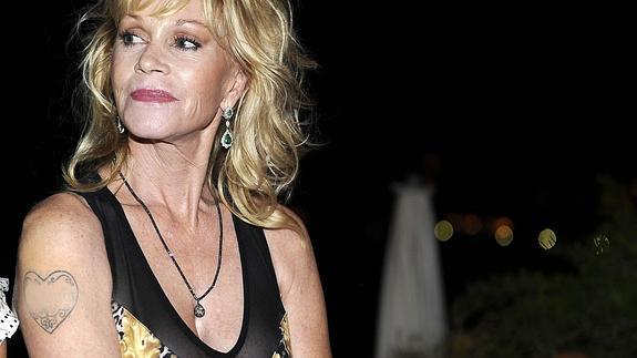 La actriz estadounidense Melanie Griffith.