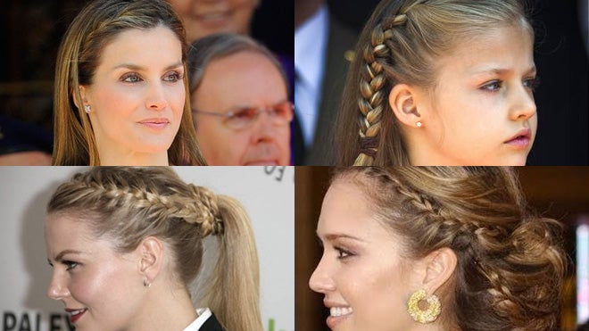 Trenzas, el peinado de moda
