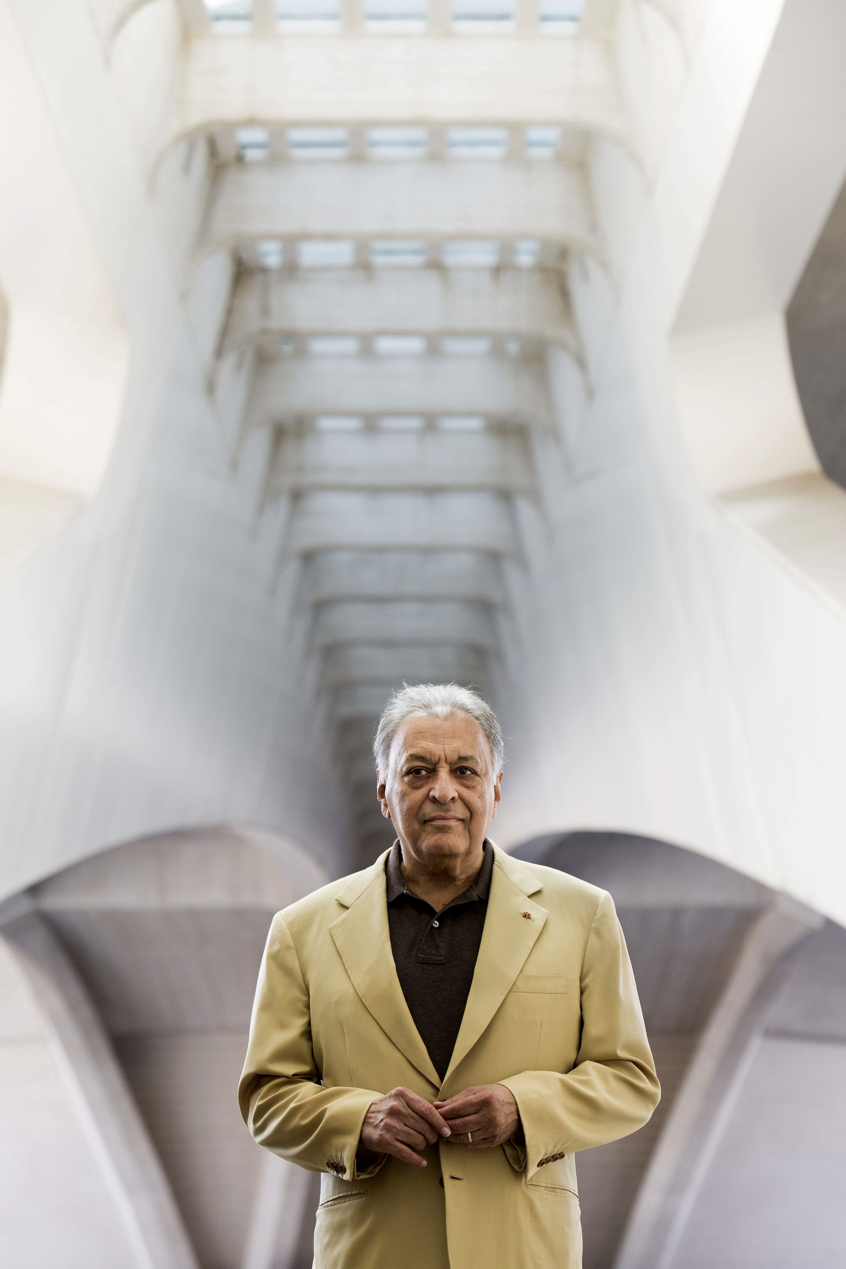 Mehta en una imagen tomada hoy.