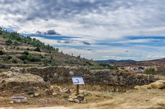 Uno de los parajes incendiados que empieza a recuperarse en Alcublas. :: xavier císcar