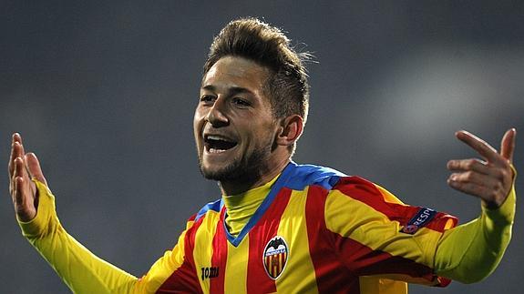 Cartabia, tras marcar contra el Ludogorets en la Europa League.